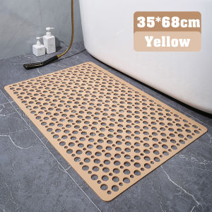 Bathroom Floor Mat Non Slip Suction Bath Mat Quick Dry Hollow Out Massage Anti Slip Waterproof Rubber Mat PVC Shower Mat