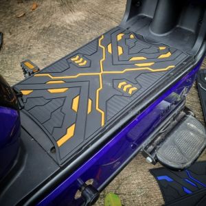 Karpet Pijakan Kaki Sepeda Listrik Uwinfly Goda Exotix Genio kiso Bahan Full Karet Premium