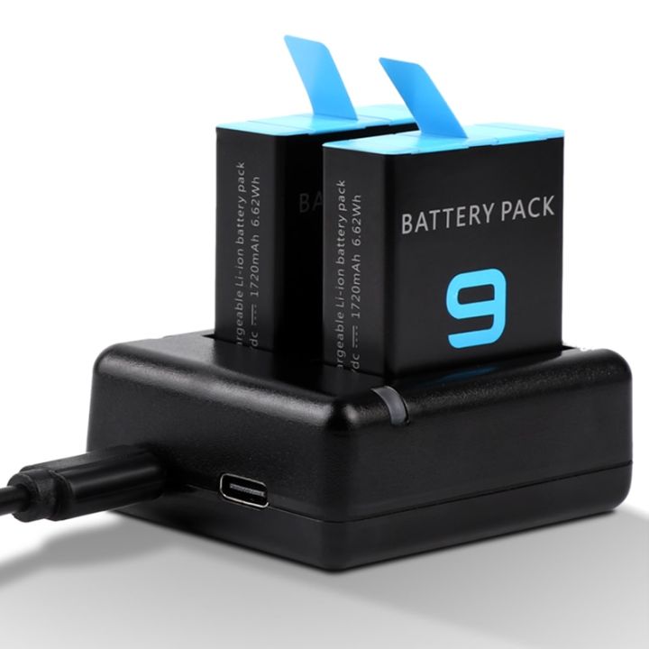 For GoPro Hero Battery Charger Dual Port Double Channel Charging