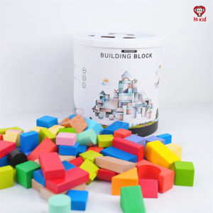 [SG Seller]SG Local Premium Beech Wood Wooden Building Blocks Montessori Color Sorting Educational Early Learning Toys
