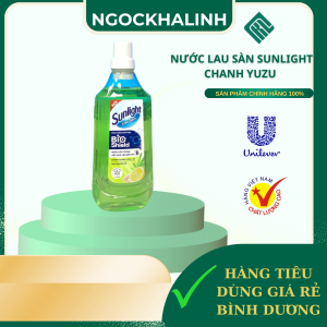 Nước lau sàn Sunlight chanh yuzu chai xả