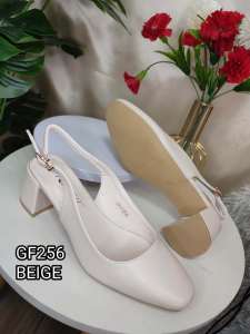 Noblesse Square Toe Block Heel Shoes for Office Work