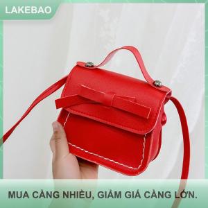 【LAKEBAO】 Thời trang Nhỏ Ví Túi xách tay cho bé gái trẻ mới biết đi trẻ em dễ thương Bow Messenger Túi Crossbody Túi Đồng Xu Ví duy nhất Vai Túi