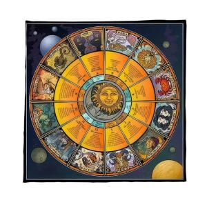 Tarots Tablecloth Altars Cloth Constellations Astrology Tablecloth Divinations Cloth Tapestry Wall Decoration