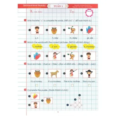 Sách - Phiếu Bài Tập Cuối Tuần Môn Tiếng Anh Lớp 2 - Theo Chương Trình Giáo Dục Phổ Thông Mới - Hồng Ân
