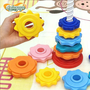 AODUOYAYA Baby Spinner Ring Stacker Toy Spinning Stacking Toys Toddler Autism Sensory Educational Toys