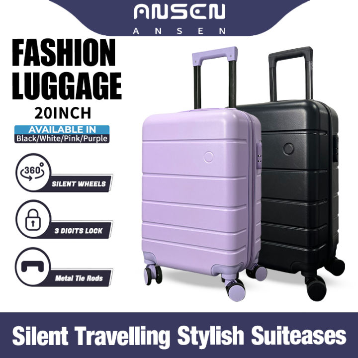 ANSEN Luggage Travel Bag Lightweight Waterproof Suitcase 20/24 Inch  Universal Wheel Travel Case Lazada PH