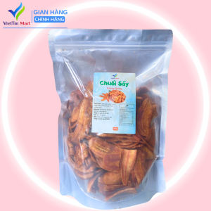 Chuối Nâu Sấy Giòn Không Đường VIETTIN MART