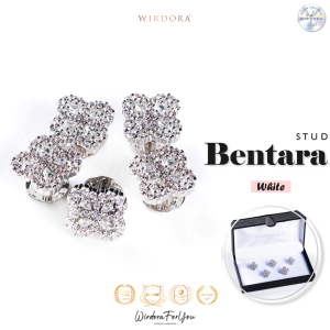 WIRDORA STUD BENTARA WITH CERTIFIED AUTHENTIC CRYSTALS / BUTANG BAJU MELAYU / BUTANG
