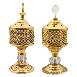 Retro Trung Đông Loại kim loại incenses đốt chủ hoàn hảo cho nhà thơm hoặc đứng
