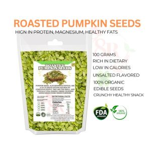 Power Crunch Roasted Pumpkin Seeds Nuts and Peas 100g High-Protein Snack