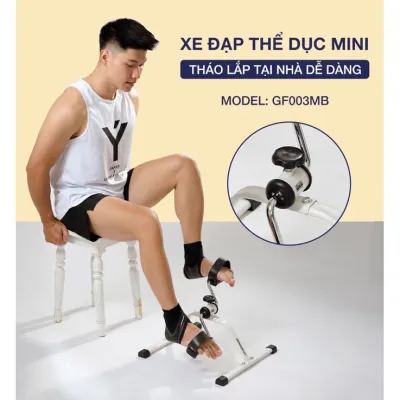 Xe đạp thể dục mini Goodfit tháo lắp tại nhà văn phòng Goodfit GF003MB