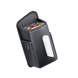 DOUBLEL Storage Box Car Seat Side Storage Bag Adjustable Cup Holder Car Tissue Case Auto Accessories Large Capacity Space Saving Organizers Car Interior Accessories