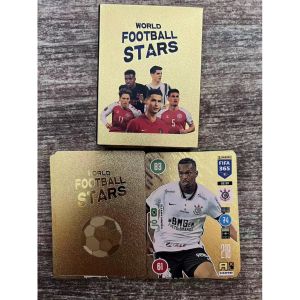 COD 54PCS Football COD Stars Gold Card Premier League LLORIS RONALDO KANTE Footballer Cards English Version Game co