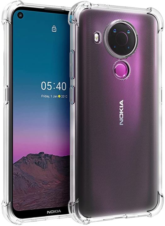 For Nokia Slim Crystal Clear Soft TPU Bumper Cushion Jelly