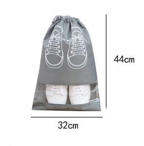 Combo 10 Túi Đựng Giày Dép Du Lịch Thể Thao Đá Bóng Có Dây Rút Chống Bụi Bẩn Tiện Lợi Bỏ Vali Tiện Lợi