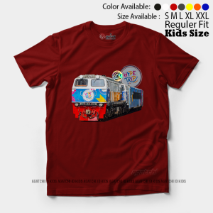 Baju Kaos Atasan Anak Laki Laki Agatchi Motif KAI Hype Trip - Motif KAI