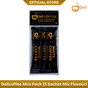 Delicoffee Mini Pack [Trial Pack 3 Sachets Mix Flavour]