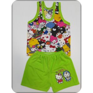 ชุดแขนสั้นเด็ก ชุดเด็กเล็ก ไซส์S 6-12เดือน 6-12กิโล อก22นิ้ว ผ้า COTTONใส่สบาย