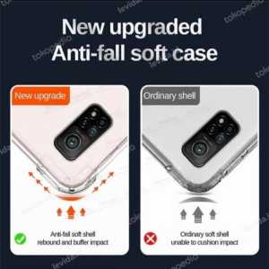 case oppo a17 oppo a18 a38 oppo reno 12f crack pc air bag soft case clear case anticrack