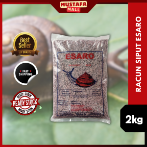 Esaro Racun Siput Esaro 500g 2kg 4kg Metaldehyde 5.0 GR Molluscicides Snail Slug Poison Snail Control Pellets Effective Pest Garden Protection Long Lasting Formula - Supplies