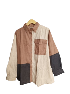 Kemeja Wanita Oversize Tie Die/Atasan Kemeja Wanita Karima Shirt Murah/Kemeja Wanita Import Premium