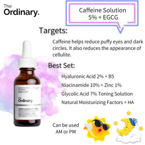 The Ordinary  Caffeine Solution 5% + EGCG eye bags remover 30ml