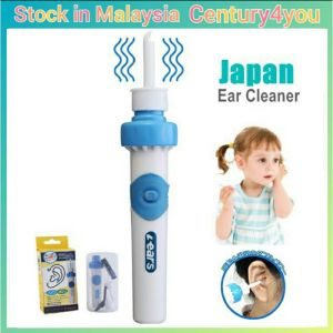 Vacuum Alat Pencuci Pembersih Tahi korek Cuci Penyedut/Pengorek Telinga Elektrik Budak Visual Berlampu Cleaner