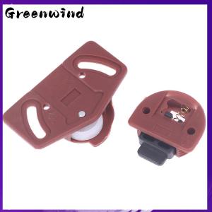 【Greenwind】 ชุดแผงวงจรประตูบานเลื่อนล้อตู้เสื้อผ้า4คู่ชุดแผงวงจรในร่มเฟอร์นิเจอร์บานเลื่อนชุดลูกกลิ้งประตูตู้ล้อ ABS