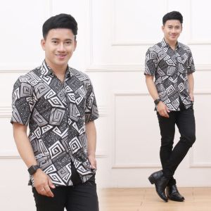 Baju Batik Pria Murah Terlaris Kemeja Batik Pria Lengan Pendek Hem Batik Pria Batik Pekalongan
