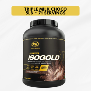 PVL Gold Series Iso Gold 100% Whey Protein Isolate & Hydrolysate Muscle Growth Support Muscle Recovery 2-5lbs