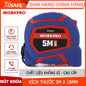 Thước cuộn tráng nylon kích thước 5Mx19mm Workpro - WP261009