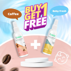[Buy 1 Get 1 Free] Deodorant TOSCA 100ml Natural Series Deo Tawas Alami Cegah Bau Ketiak
