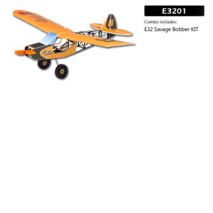 PP Foam RC Airplane Model 600mm Savage Bobber Fixed Wing Indoor/Outdoor Slow Flying Remote Control Unassembled KIT Version