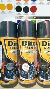 Paket Komplit 4 Kaleng Pilox: Cat Semprot Diton Premium Army Green & Primer Grey Epoxy