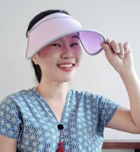 (1 ใบ) หมวกกันแดด ป้องกัน UV ทำจากผ้ายืด เนื้อบาง น้ำหนักเบา ปีกหมวกปรับระดับได้ หมวกแคดดี้ หมวกปีกกว้าง หมวกกันยูวี หมวกแก๊ป หมวก