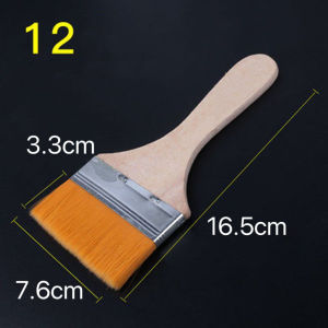 Wooden Handle Nylon Paint Brush Acrylic Oil Painting Brushes Art Crafts Painting Tool Watercolor Oil Painting Brush