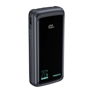 Tranyoo D10 10000mAh Power Bank Built in 4 in 1 Cables Lightning Type-c Micro USB Fast Charging