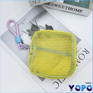 YoPo Mesh Zipper Bags Lightweight Portable Visibility Cosmetic Accessories Organizer Mini Makeup Pouch