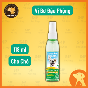 Xịt thơm miệng - khử hôi miệng (miệng thúi) ngừa cao răng ngay lập tức - Tropiclean 118ml - Mỹ