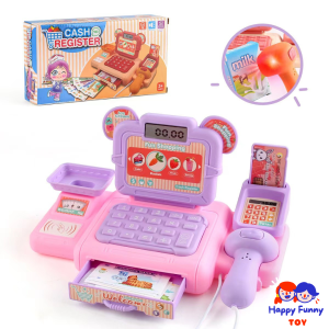 TOY 😊พร้อมส่ง💯 แคชเชียร์ของเล่น มีไฟมีเสียง เครื่องคิดเงินของเล่น มีให้เลือกหลายสี ของเล่น