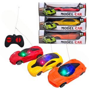 Model car kelap kelip RC Mainan mobil lampu remote kontrol mini car RC