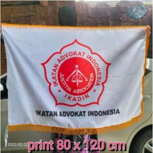 Bendera PERADI IKADIN Perhimpunan Ikatan Advokat Indonesia Rumbai