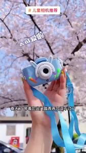 [SG Seller]Portable Cartoon Kids Digital Camera Dual  Photo & Video Recording Built-in Music Children Toy Gift
