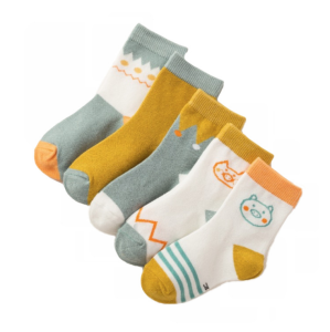 [SG Seller] 5 Pairs Socks for Kids Infant Baby Boy Girl and Toddler (0-9Yrs) Cartoon Cotton lovely Socks