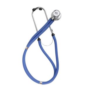 Stainless Steel Veterinary Stethoscope for Farm Animal Pet Cattle Pigs and Sheep Health Checks with Double Head Tube