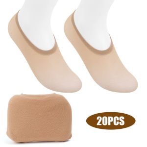 【Free Shipping】10 Pairs/Set Socks for Women No Show Boat Ballet Plain Invisible Footsies Cotton Low Cut Socks