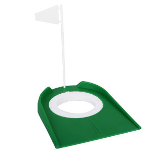 Golf Practice Putting Cup Putting Green Hole Flag Indoor Outdoor Practice Training Aids