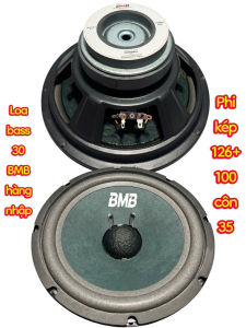 Loa bass 25 BMB - giá 1 cái - phi kép 126+100 côn 35 gân mút - hàng nhập
