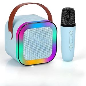 NEW Bluetooth Wireless Karaoke Speaker with Wireless Mic K12 High-end Professional Family Singing KTV
